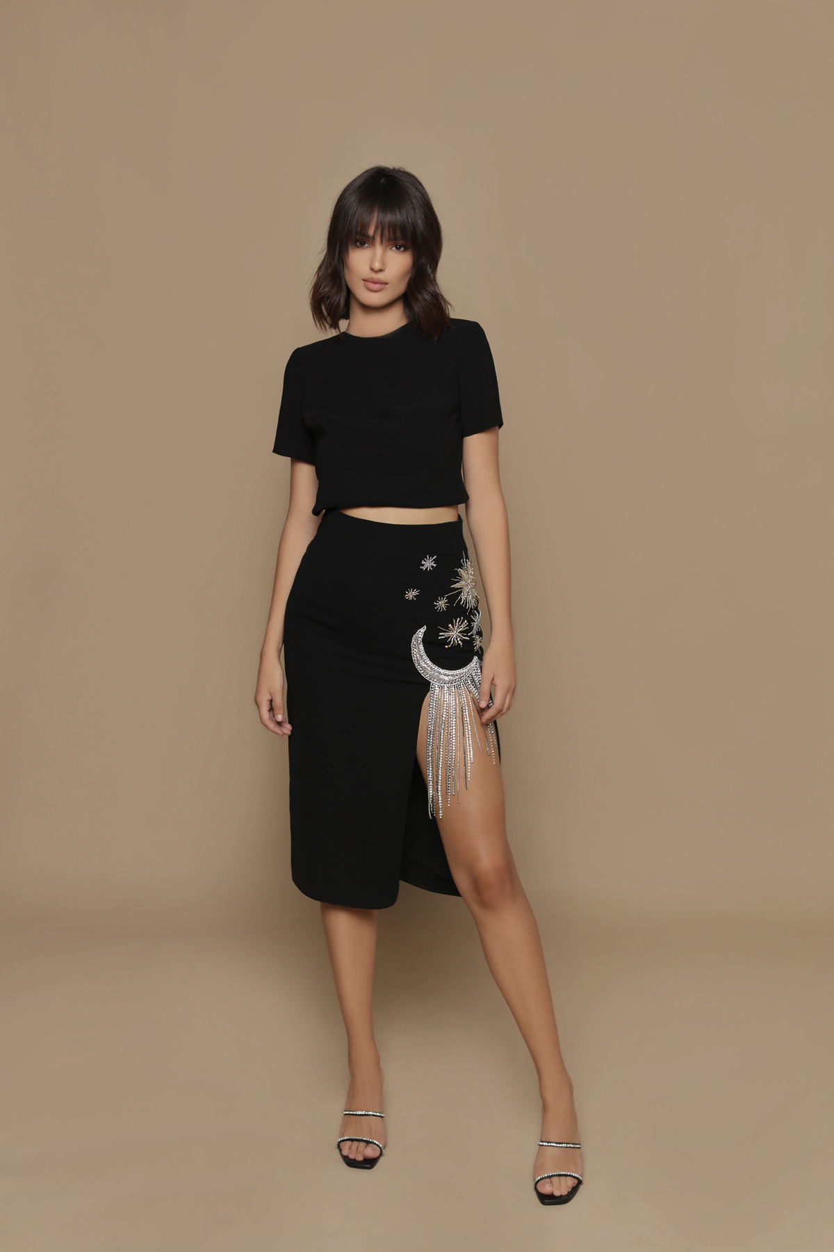Picture of 10034 - STARRY MIDI SKIRT