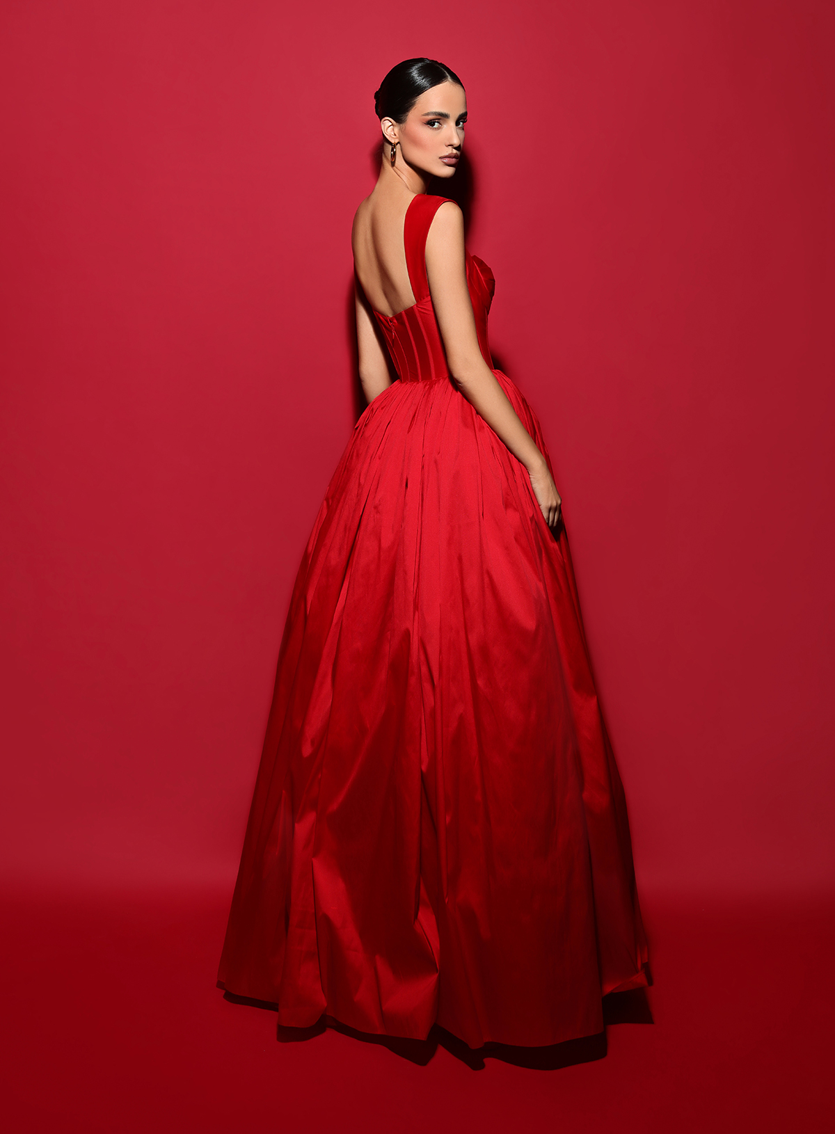Picture of RED LIZA DRESS